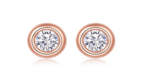 Rose gold plated Earring